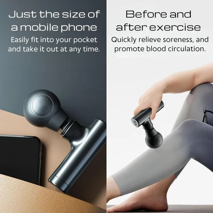 Mini Massage Gun — Instant Relief for  Neck, Back & Shoulders